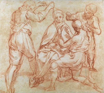 Male Figures by Annibale Carracci